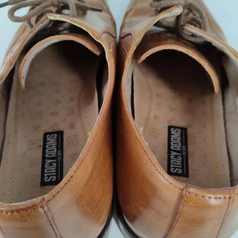 Stacy Adams Men’s Shoes Size 12M Brown Dress Leather